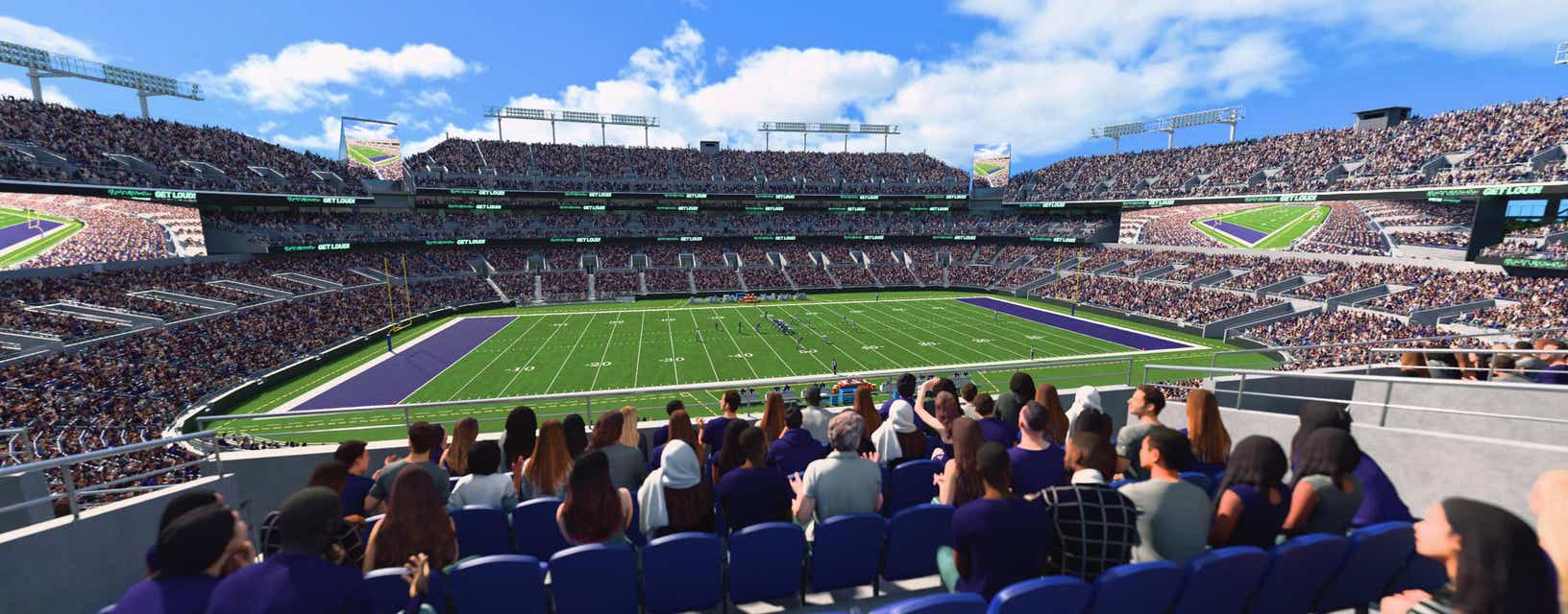 Seat view from Club