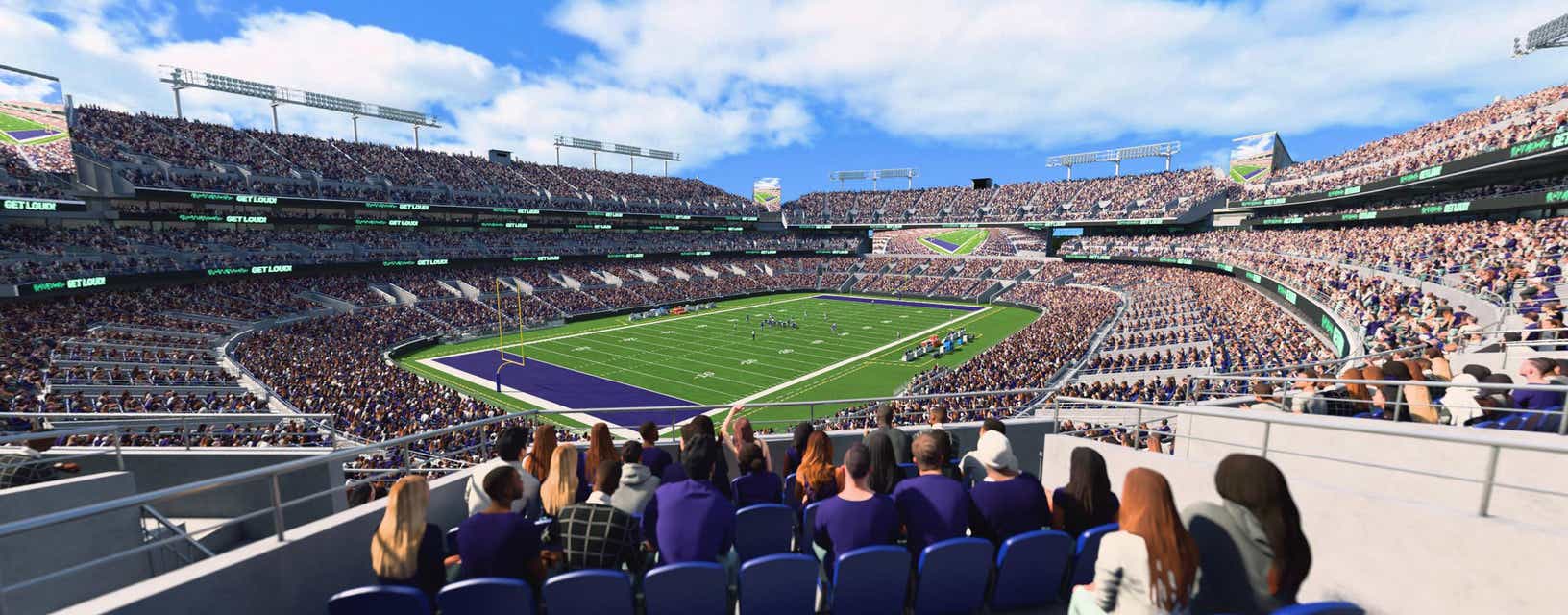 Seat view from Club