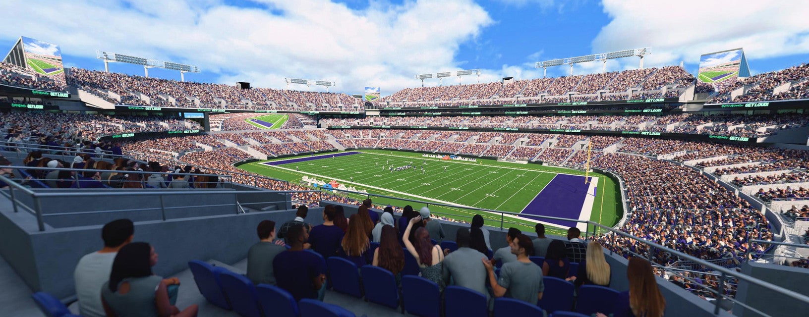 Seat view from Club