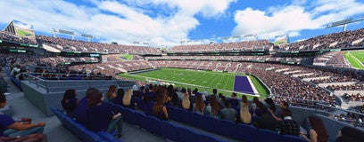 Seat view from Club