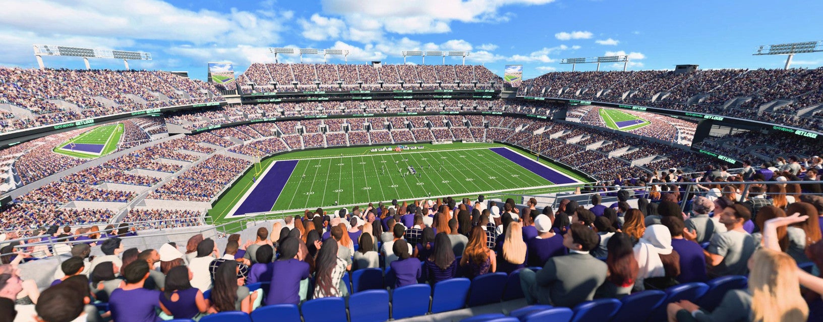 Seat view from Upper Sideline