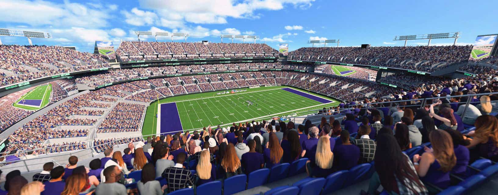 Seat view from Upper Sideline
