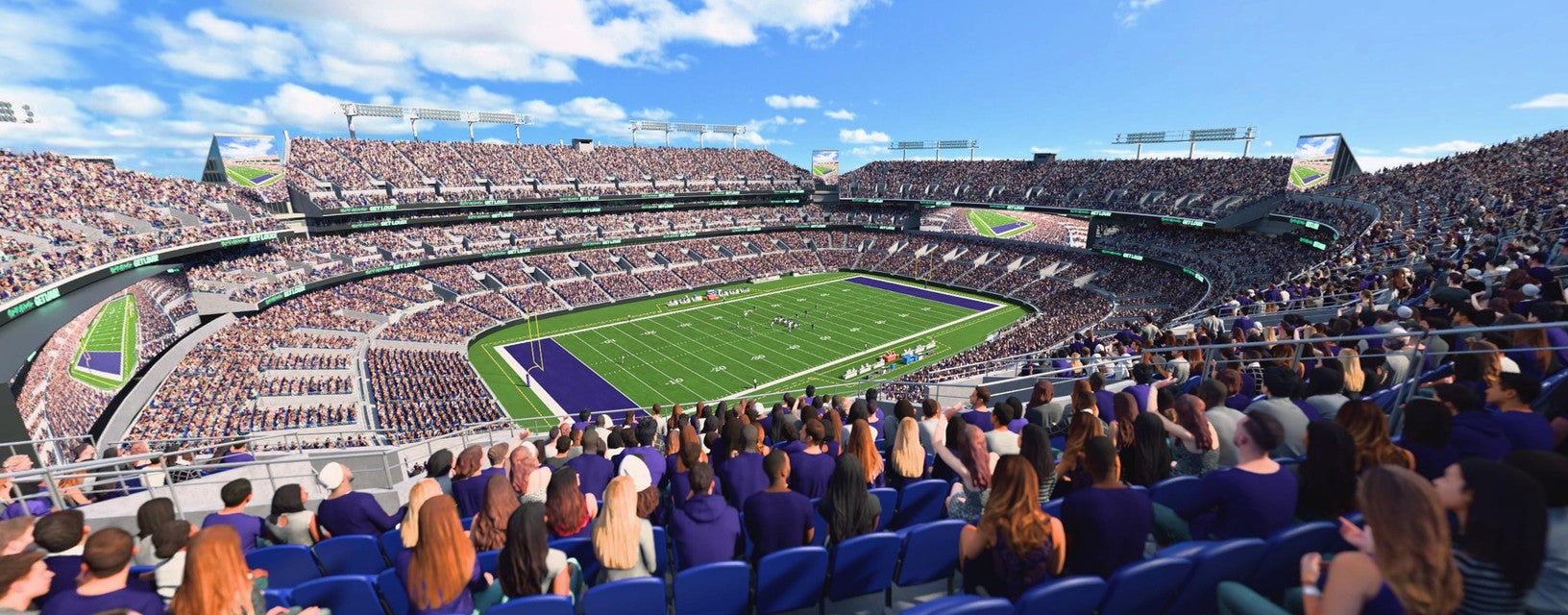 Seat view from Upper Sideline