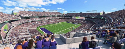 Seat view from Upper Sideline