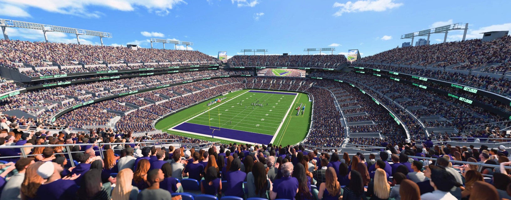 Seat view from Upper Endzone