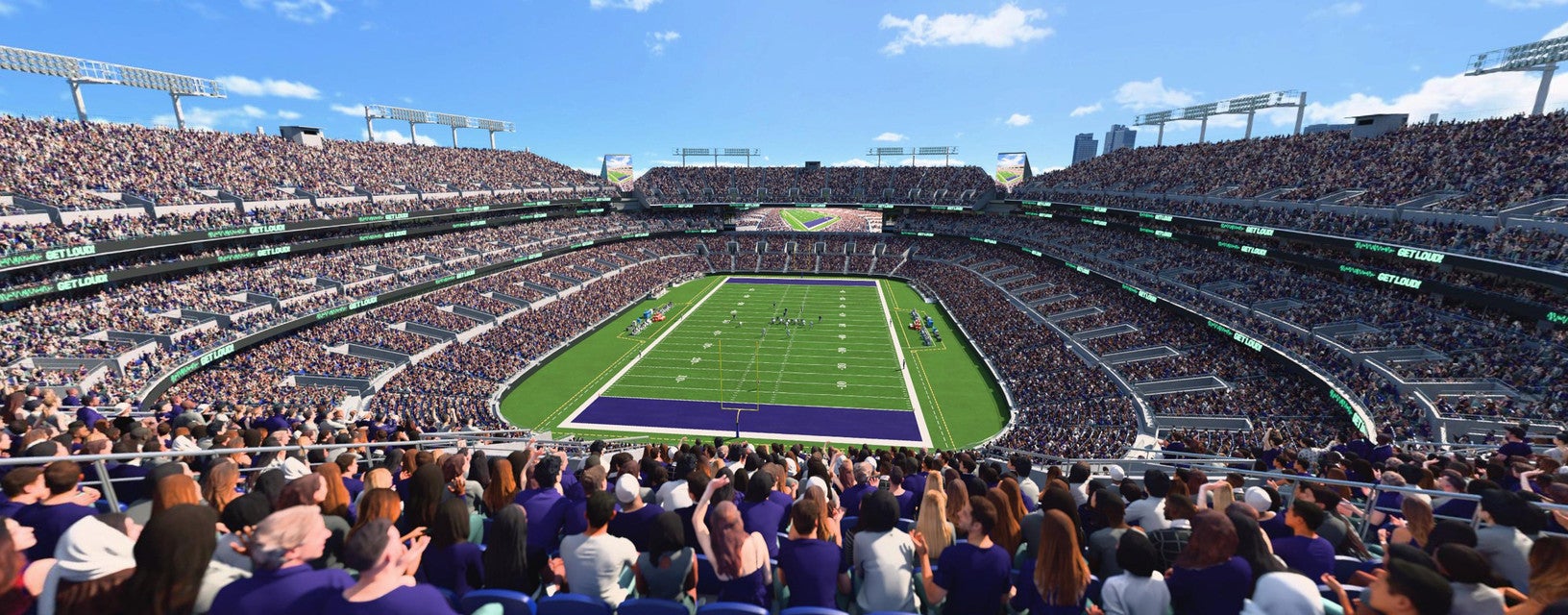 Seat view from Upper Endzone