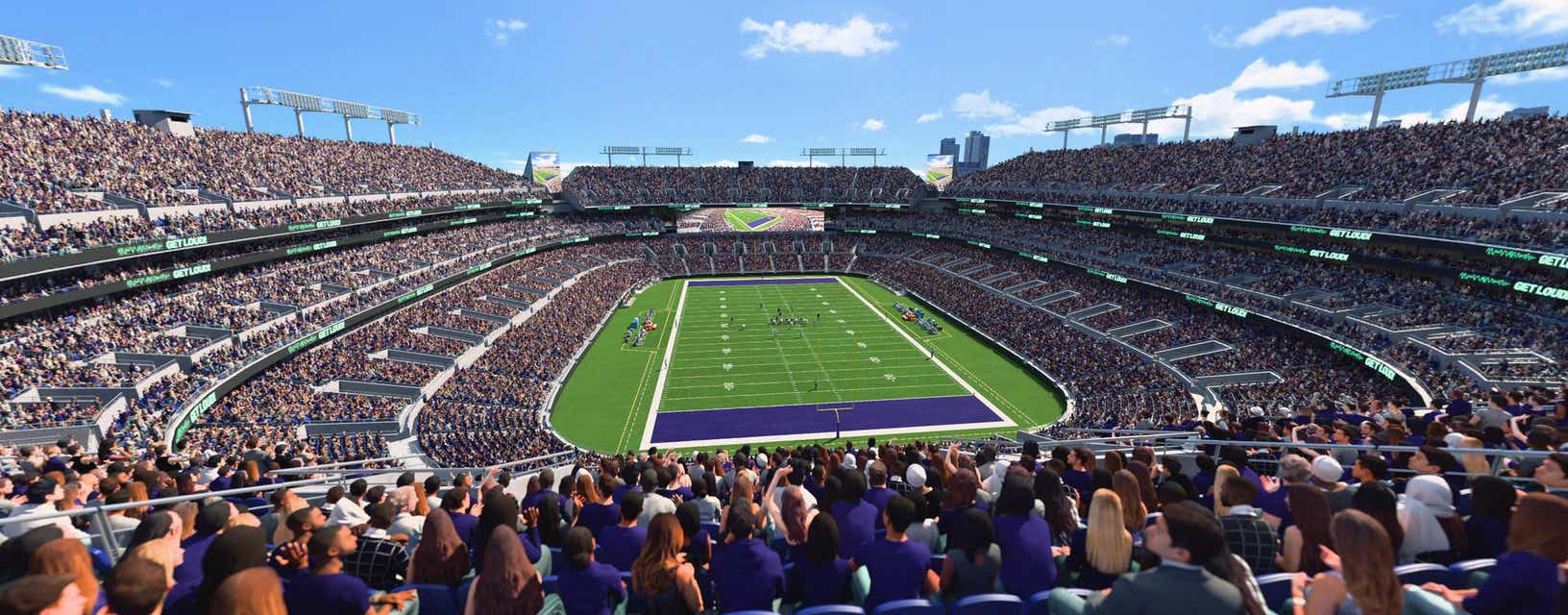 Seat view from Upper Endzone