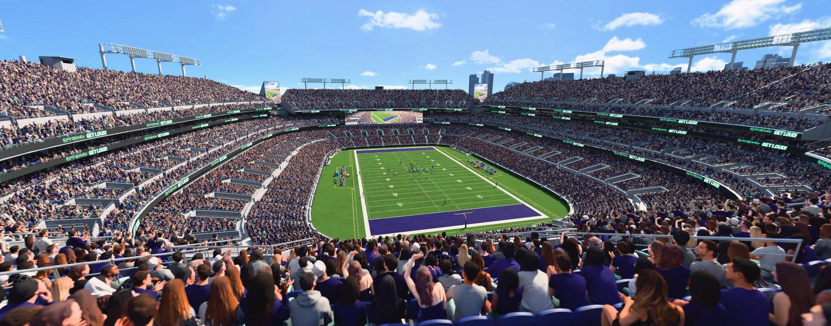 Seat view from Upper Endzone
