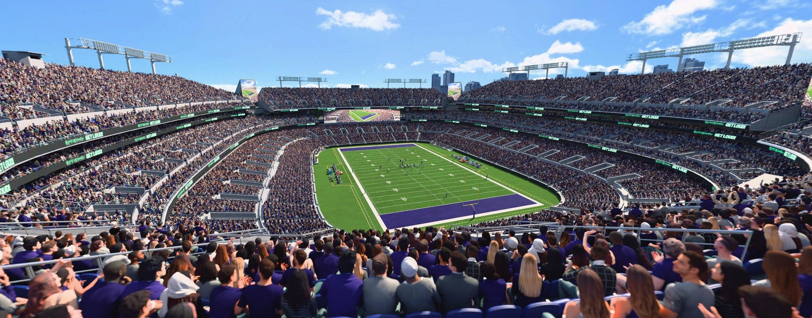 Seat view from Upper Endzone