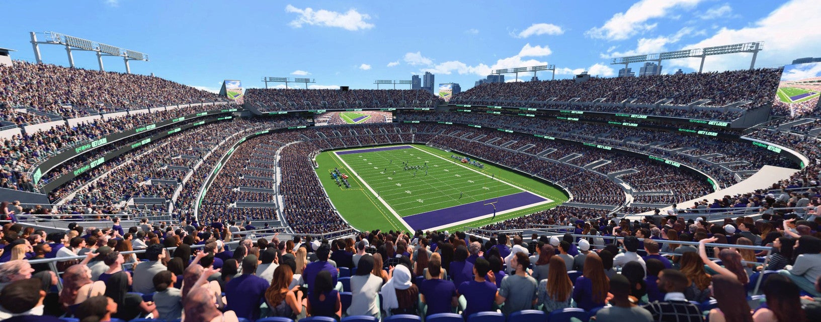 Seat view from Upper Endzone