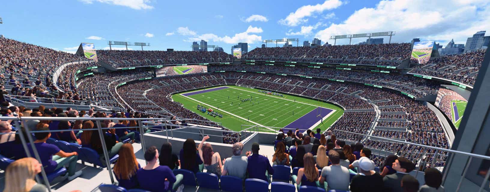 Seat view from Upper Sideline