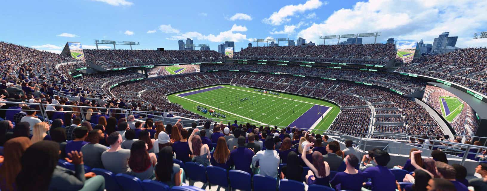 Seat view from Upper Sideline