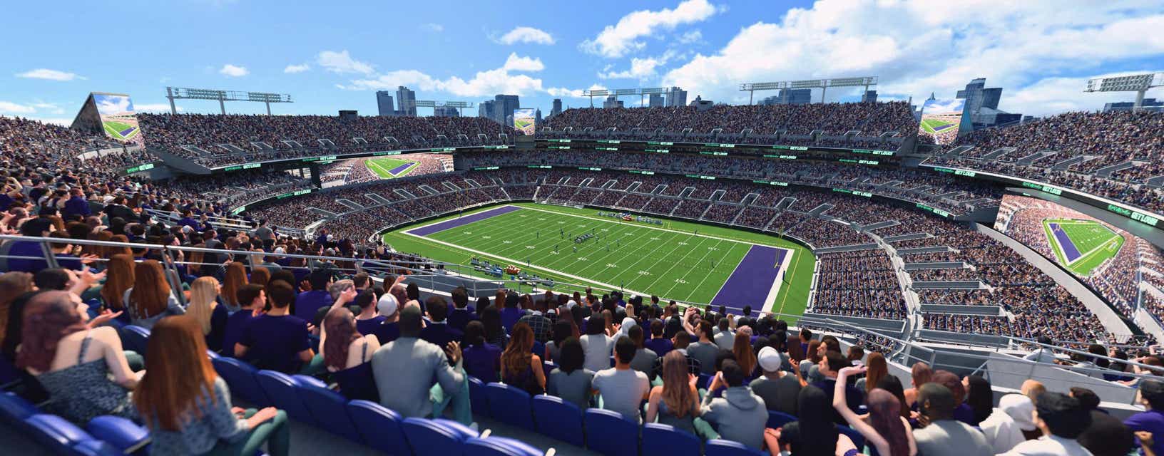 Seat view from Upper Sideline