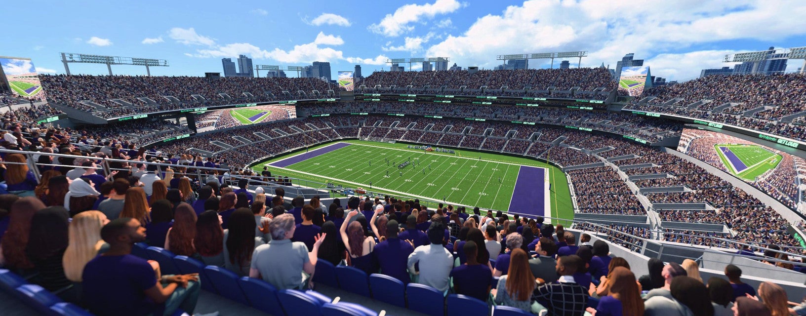 Seat view from Upper Sideline