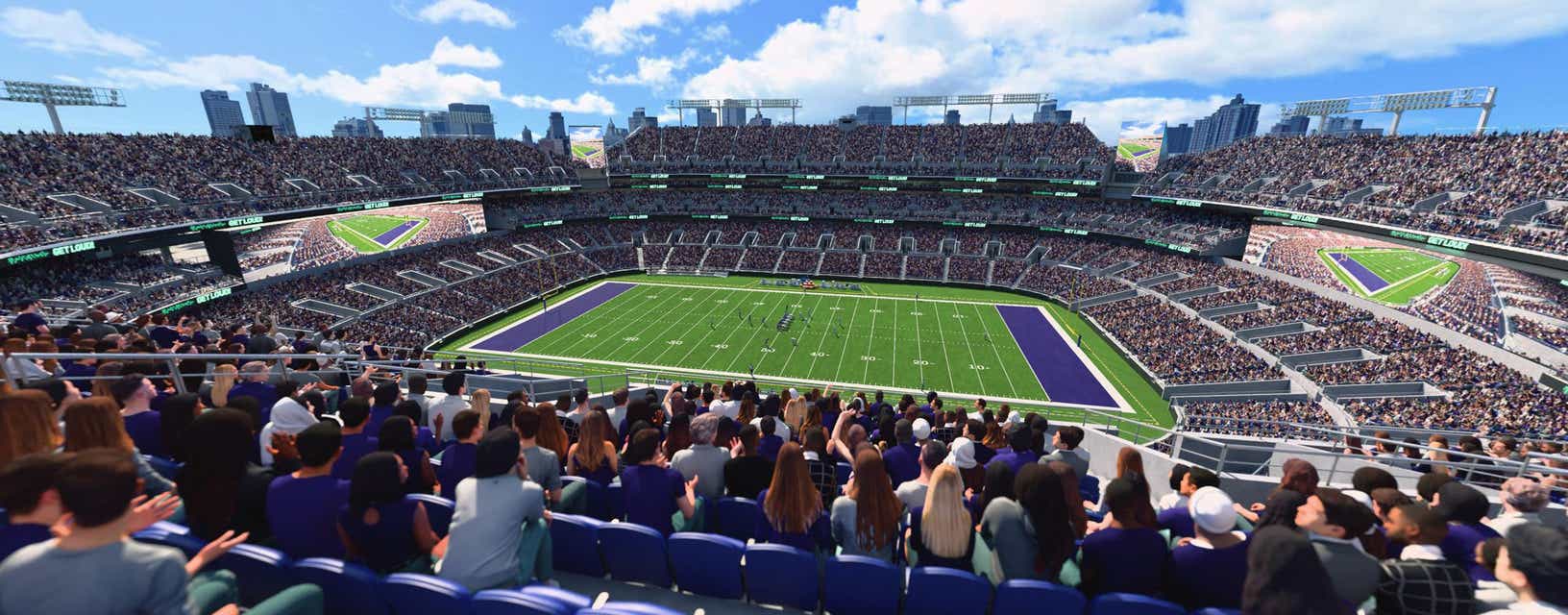 Seat view from Upper Sideline
