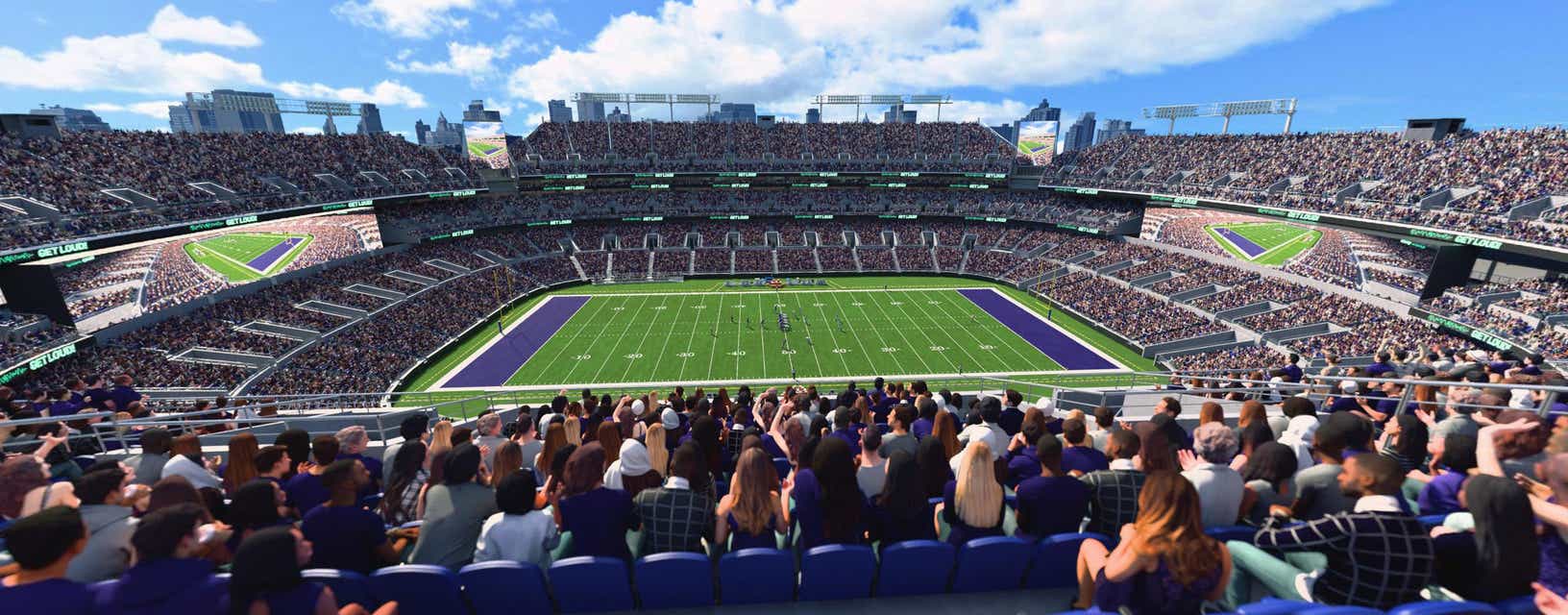 Seat view from Upper Midfield