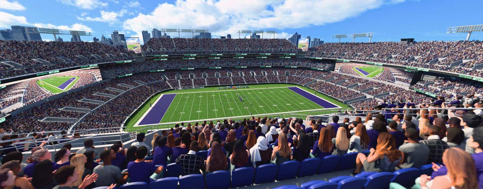 Seat view from Upper Sideline