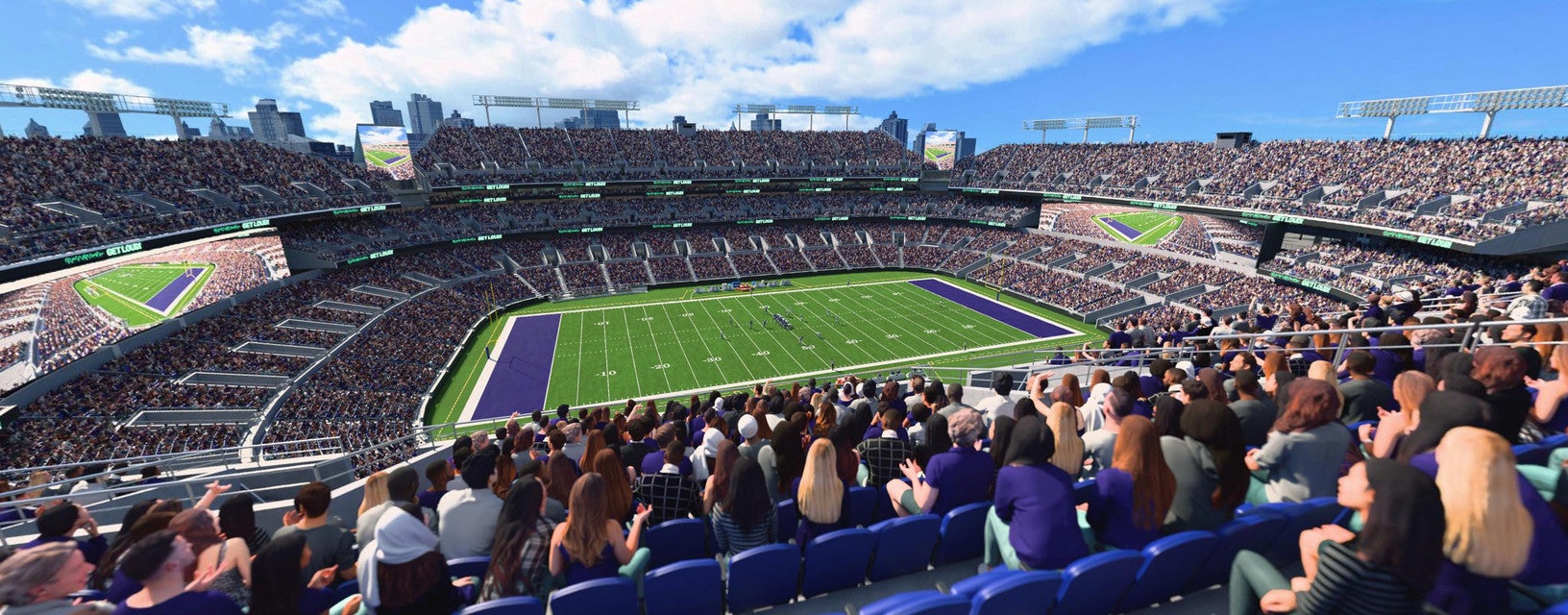 Seat view from Upper Sideline