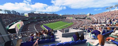 Seat view from Upper Sideline