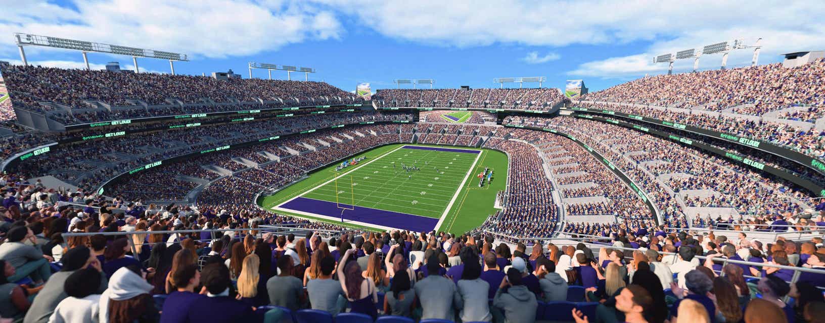 Seat view from Upper Endzone