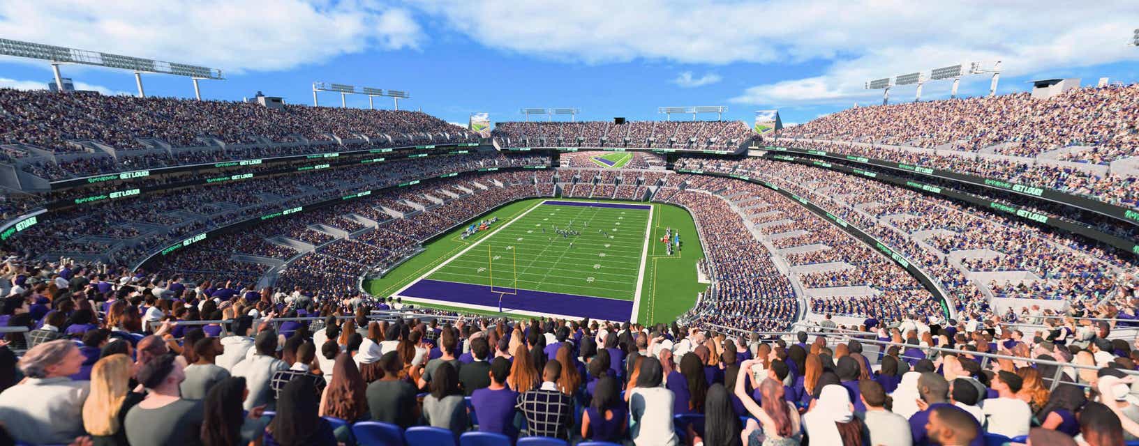 Seat view from Upper Endzone