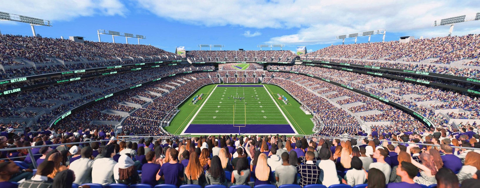 Seat view from Upper Endzone