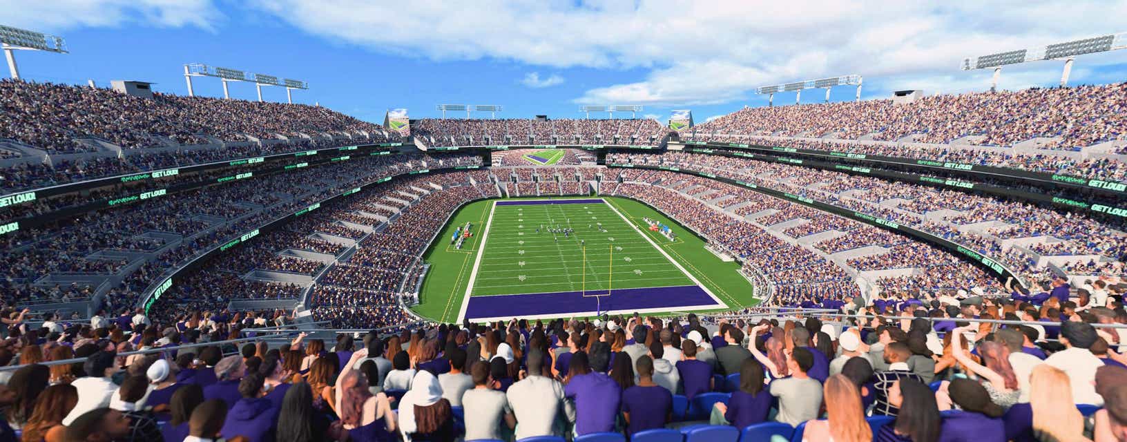 Seat view from Upper Endzone