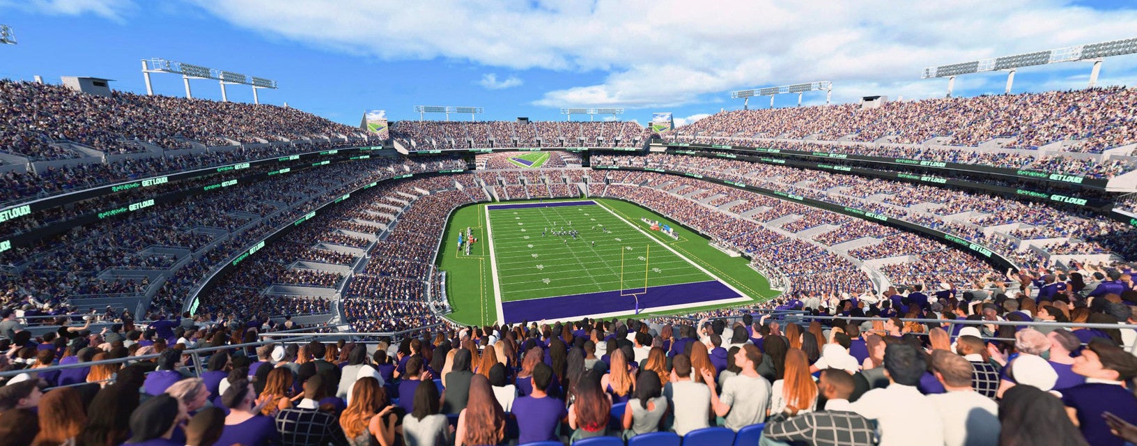 Seat view from Upper Endzone