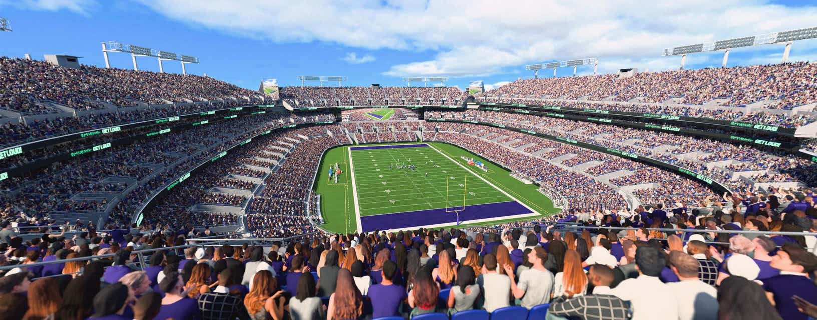 Seat view from Upper Endzone