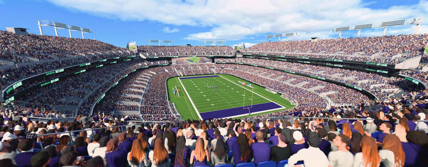 Seat view from Upper Endzone