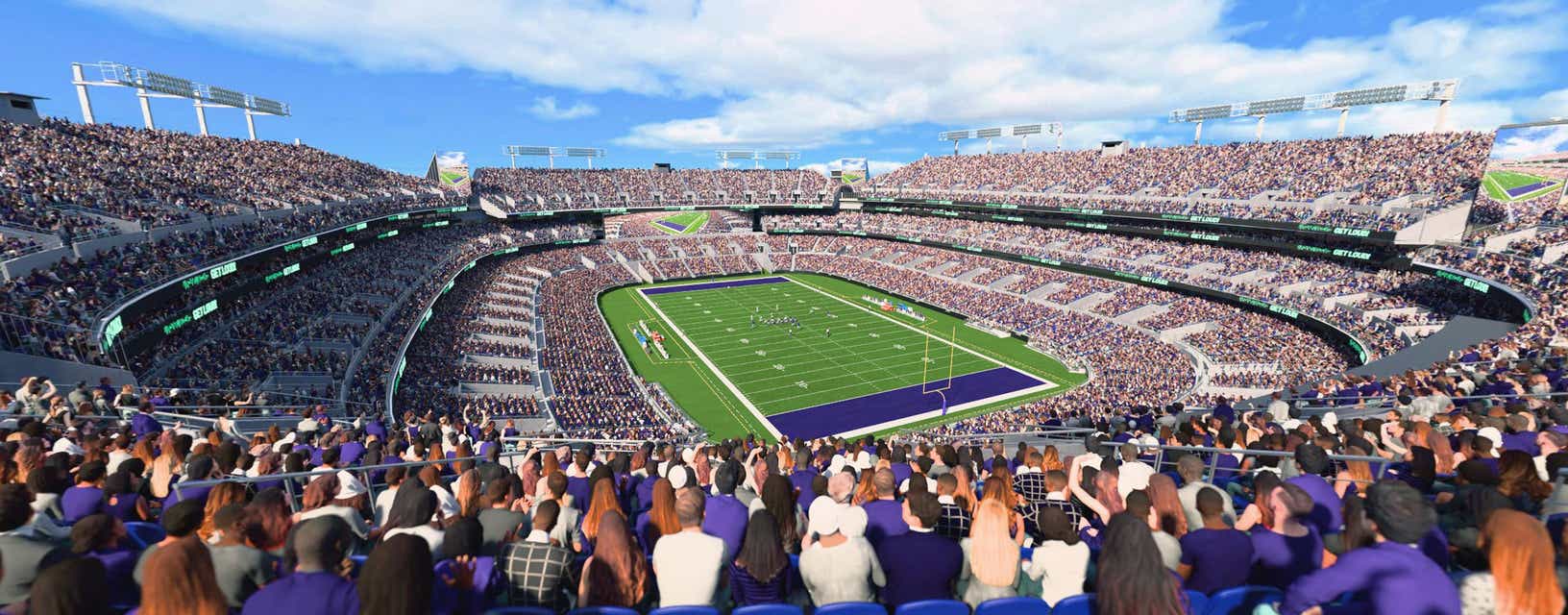 Seat view from Upper Endzone