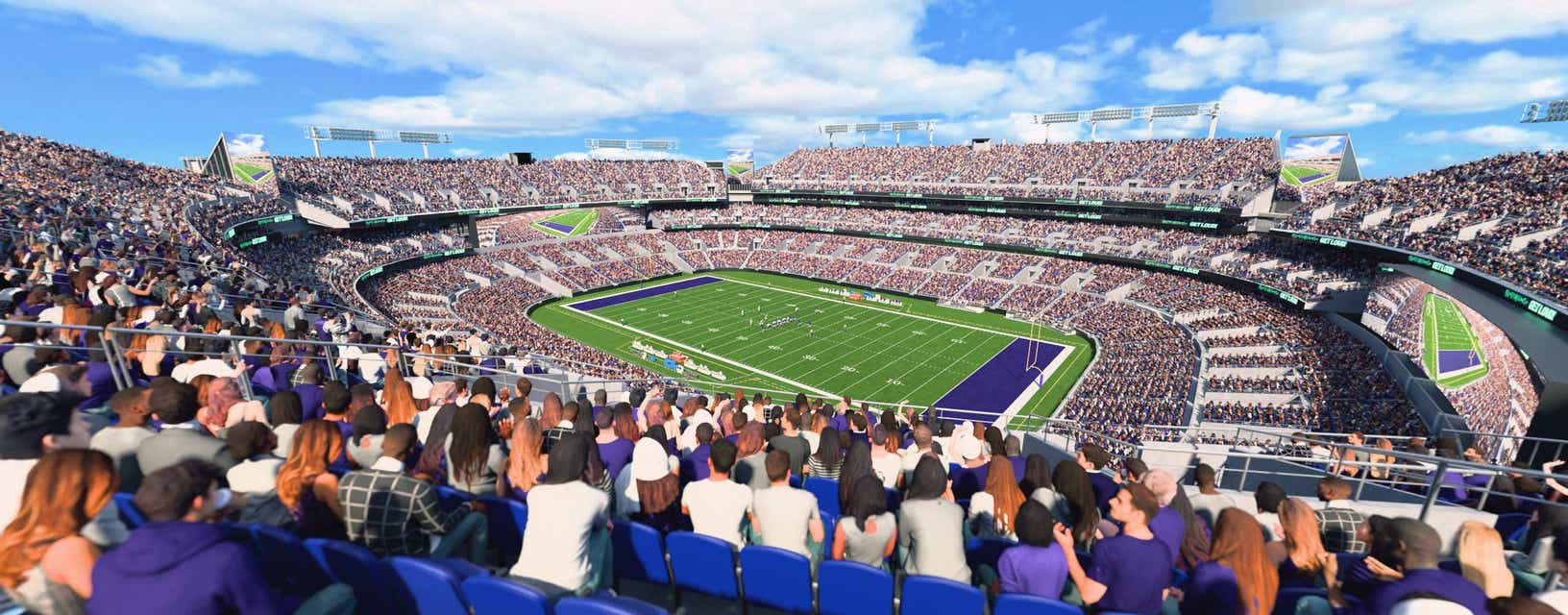 Seat view from Upper Sideline