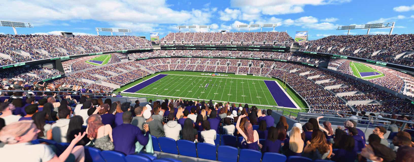 Seat view from Upper Sideline