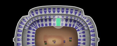 Seat view from Lower Midfield