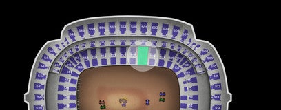 Seat view from Lower Midfield