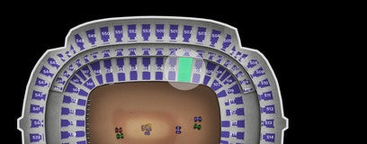 Seat view from Lower Sideline