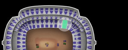 Seat view from Lower Sideline