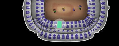 Seat view from Lower Midfield