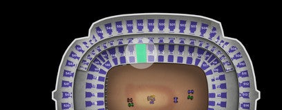 Seat view from Lower Midfield