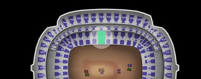 Seat view from Lower Midfield