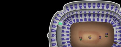 Seat view from Club