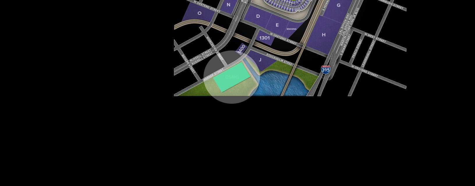 Seat view from Casino Garage