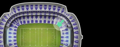 Seat view from Lower Corner