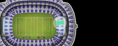 Seat view from Lower Endzone