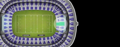 Seat view from Lower Endzone