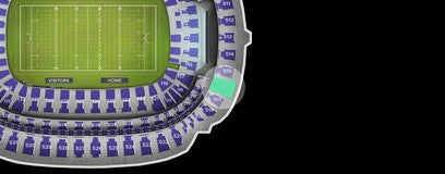 Seat view from Upper Endzone