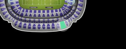 Seat view from Upper Sideline