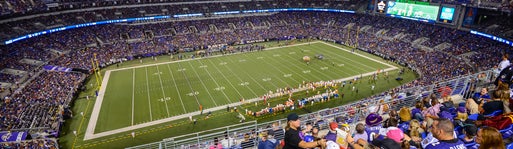 Seat view from Upper Sideline