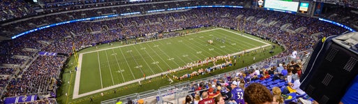 Seat view from Upper Sideline