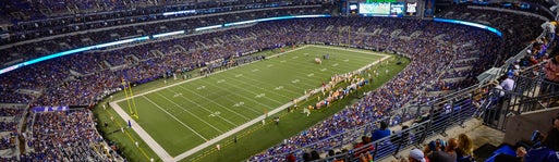 Seat view from Upper Sideline